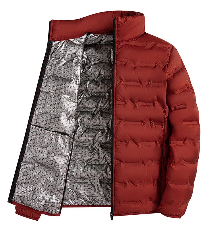 Men's windproof down jacket