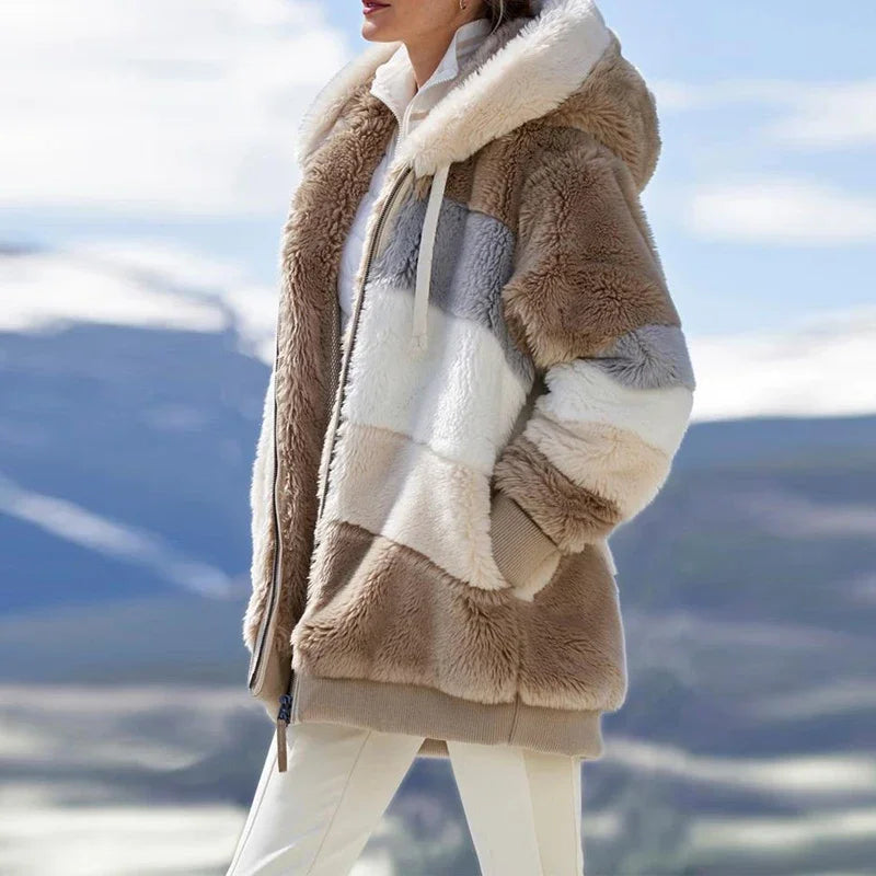 Oversized hooded jacket