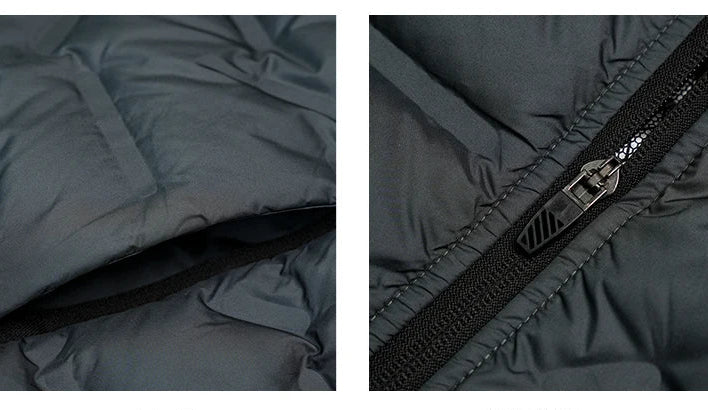 Men's windproof down jacket