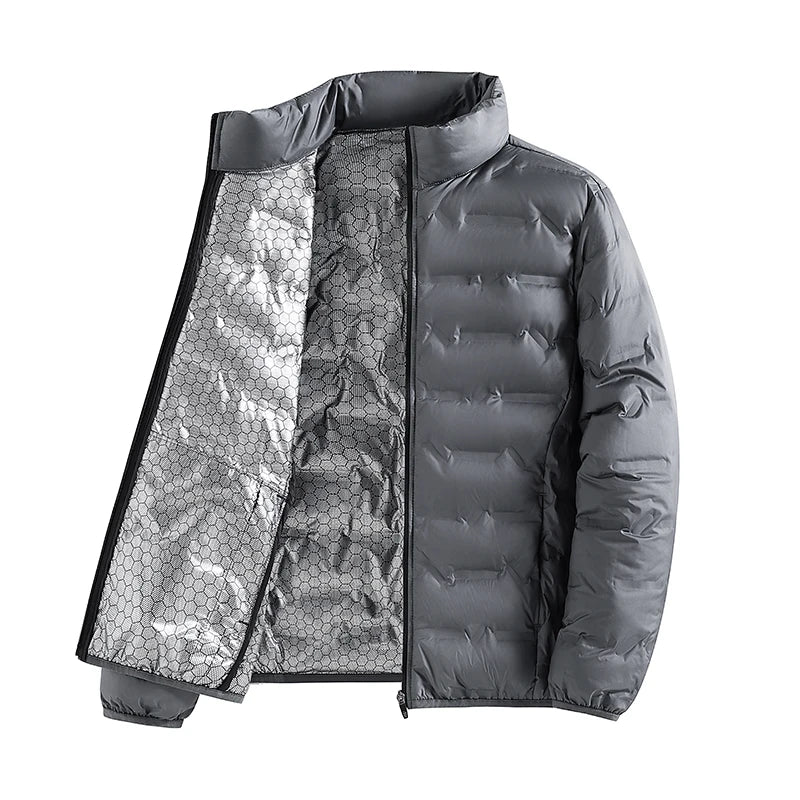 Men's windproof down jacket