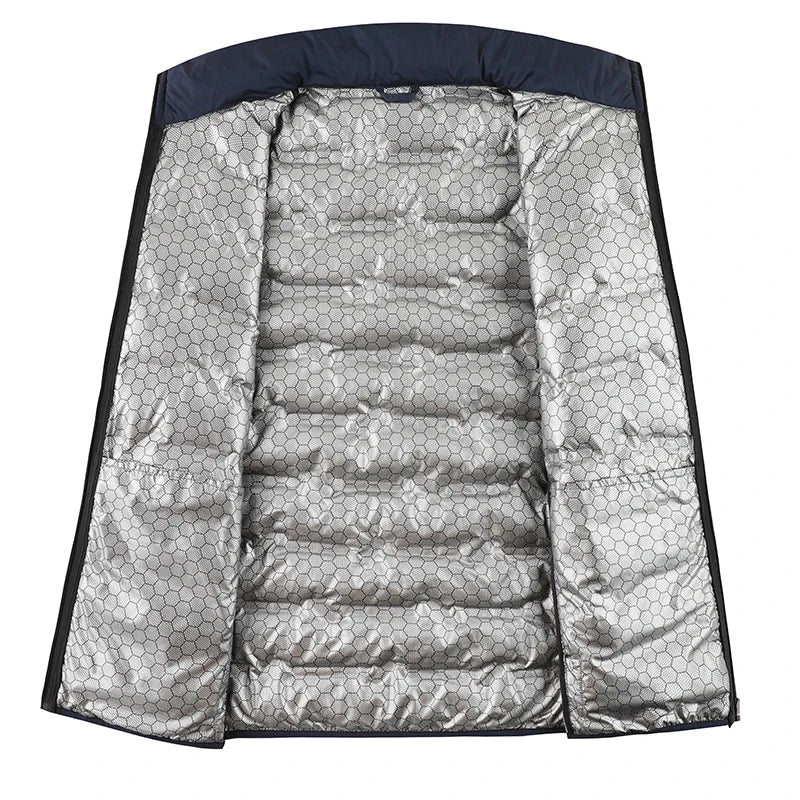 Men's windproof down jacket