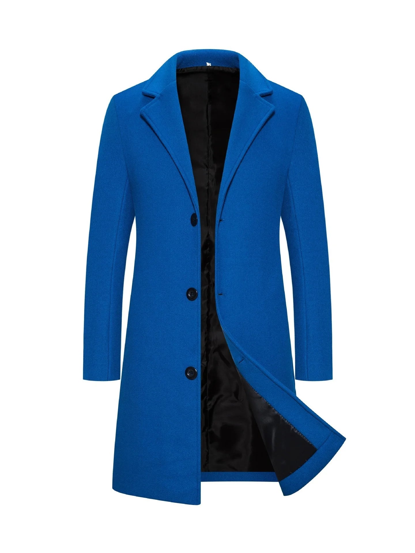 2026 Autumn Winter Men's Woolen Coats Fashion Single-breasted