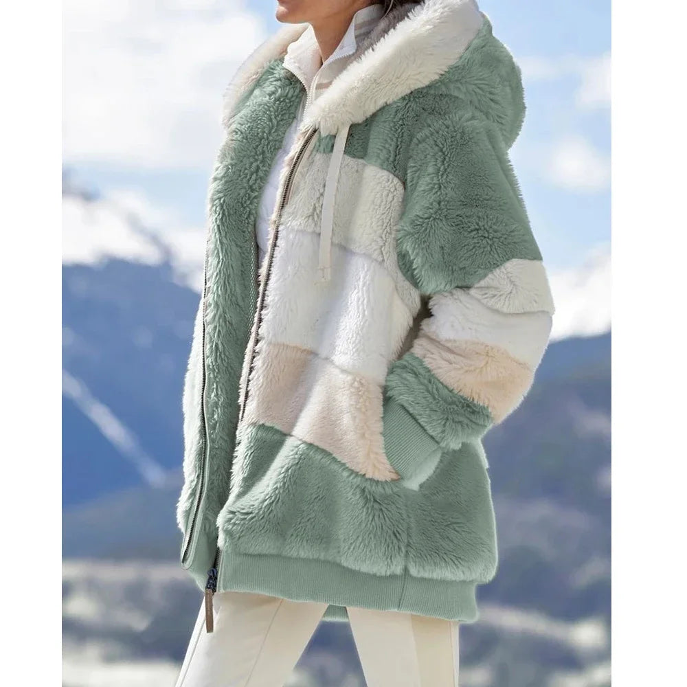 Oversized hooded jacket