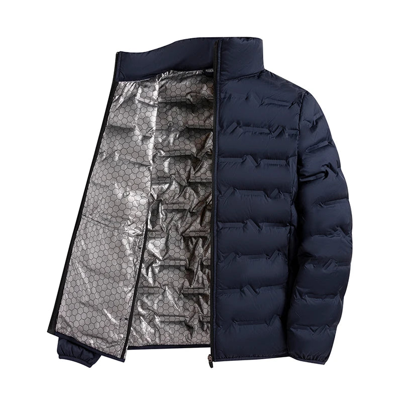 Men's windproof down jacket