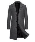 2026 Autumn Winter Men's Woolen Coats Fashion Single-breasted