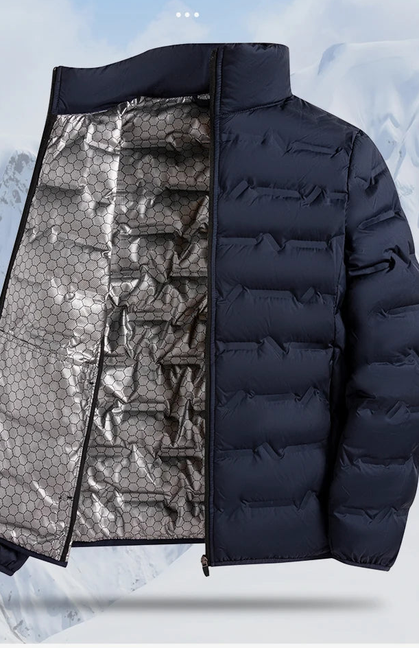 Men's windproof down jacket