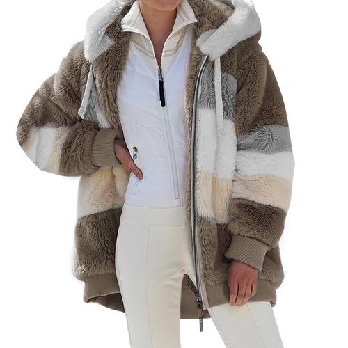 Oversized hooded jacket