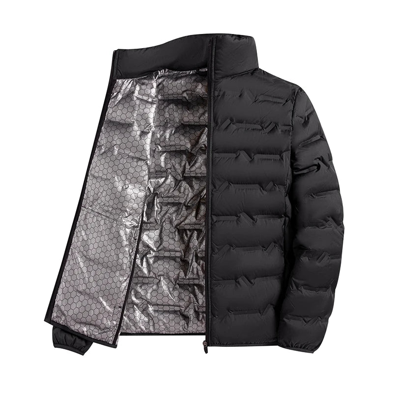 Men's windproof down jacket