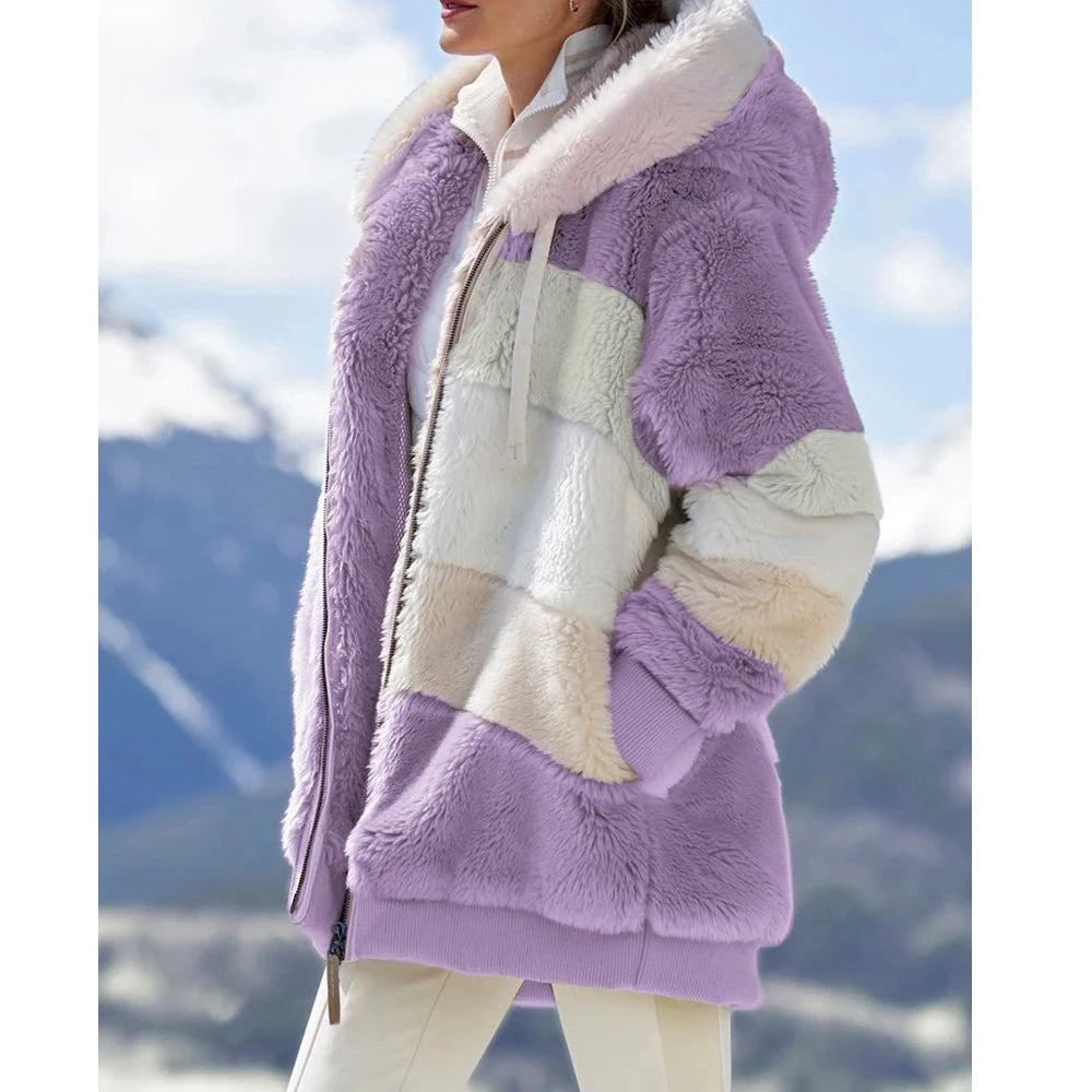 Oversized hooded jacket
