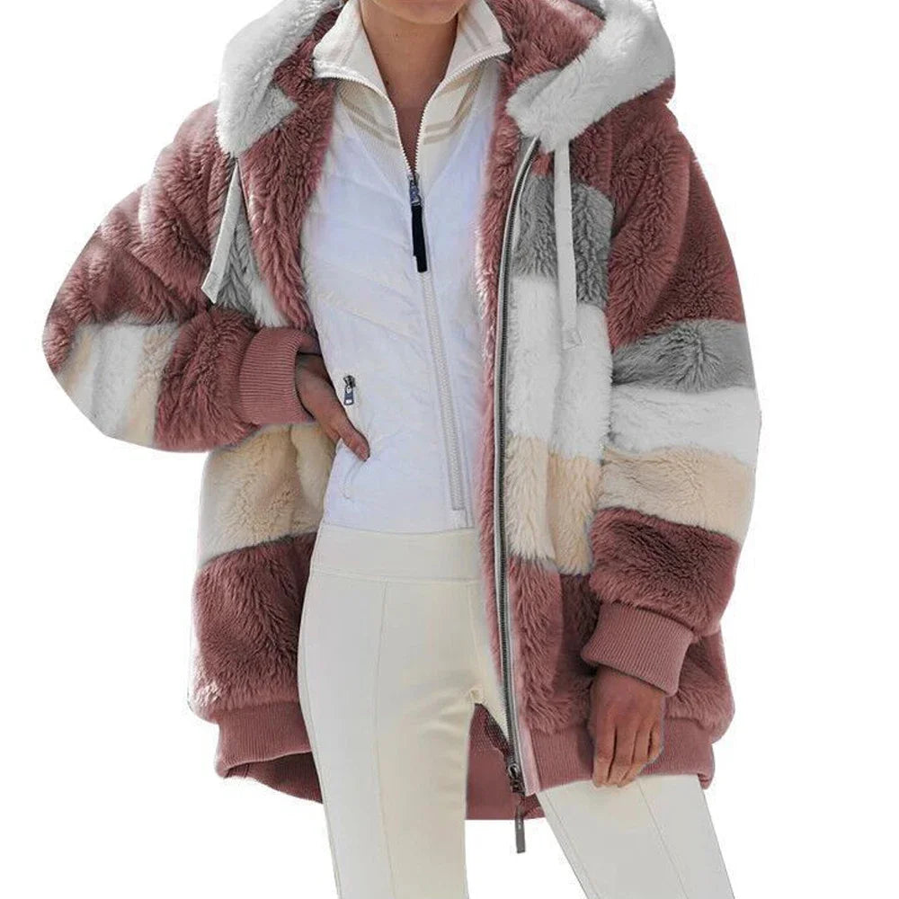 Oversized hooded jacket