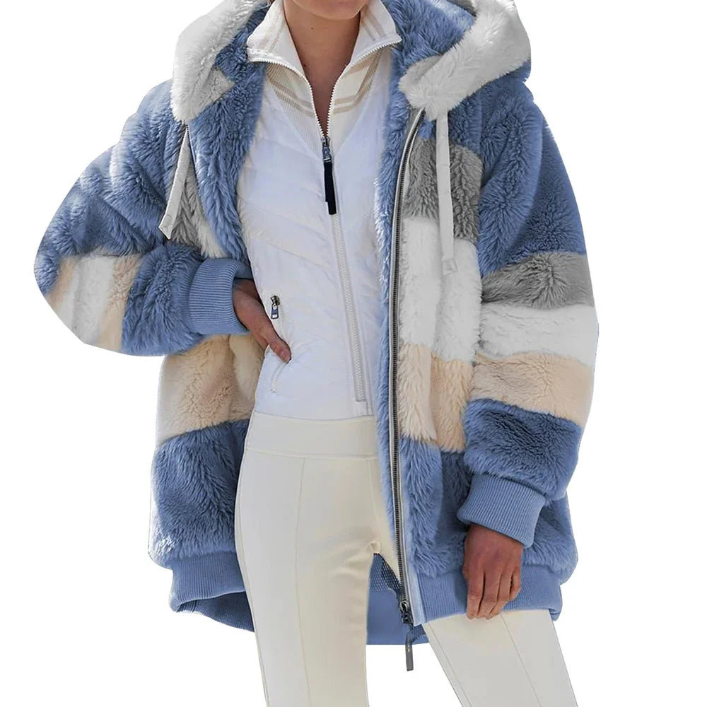 Oversized hooded jacket
